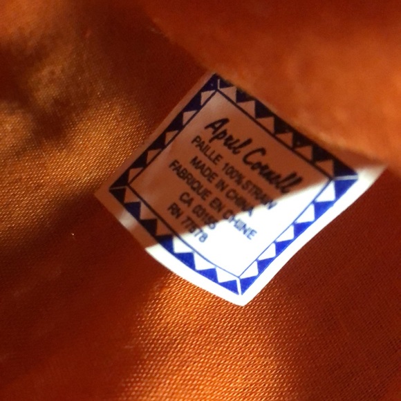 Vintage Rainbow Straw Tote - Picture 8 of 12